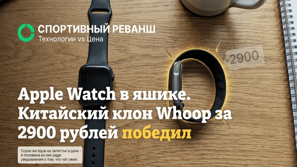 Apple Watch в ящике. Китайский клон Whoop за 2900 рублей победил